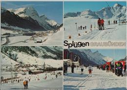 Splügen - Skilift Danatzhöhe, Skiwiese, Einlauf Der Bekannten Langlauf-Loipe - Photo: Geiger - Splügen