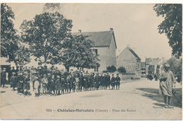 CHATELUS MALVALEIX - Place Des Ecoles - Chatelus Malvaleix