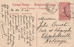 Congo Belge Entier Postal Illustré 1918 - Interi Postali