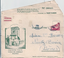 Cpm 68 Cernay Carte Lettre - Cernay