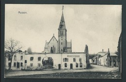 MUSSON. Carte Allemande.  Haupt Platz. Ruines De La Grande Guerre. Feld Post. Voyagée En 1917. Voir Dos. - Musson