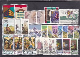 Liechtenstein, Kpl. Jahrgang 1990, Gest. (T 8358) - Années Complètes