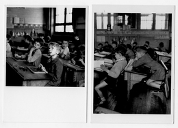 Doisneau Photographe Lot 2 Cartes écoliers 1986 état Superbe - Doisneau