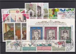 Liechtenstein, Kpl. Jahrgang 1988, Gest. (K 3407) - Full Years