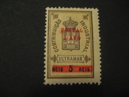 Fiscal Postal 1 Avo O.p. + Line MACAU 1911 Yvert 146 (Cat Year 2008: 18 Eur) Stamp Macao Portugal China Area - Neufs