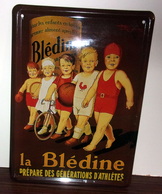 Plaque Metal La Bledine Prepare Des Generations D'athletes - Placas En Aluminio (desde 1961)