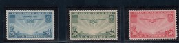 Lot Of 4 Mint US Air Mail Stamps, Sc#C20 25c #C21 20c, #C22 50c China Clipper Series, #C236c Air Mail 1935-38 Issues - 1b. 1918-1940 Nuevos