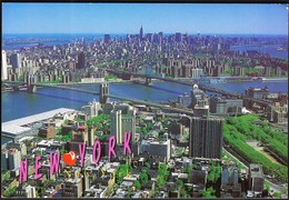 USA United States 1997 / New York, Aerial Of Brooklyn / Bridges - Brooklyn