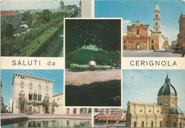 V2676 Saluti Da Cerignola (Foggia) - Panorama Vedute Multipla / Viaggiata 1969 - Cerignola