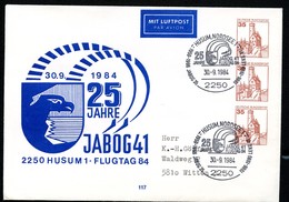 Bund PU270 D2/001 FLUGTAG JABOG 41 Sost. Husum 1984 - Privé Briefomslagen - Gebruikt