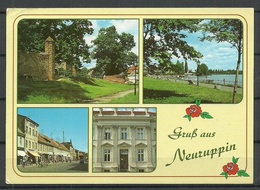 Deutschland Ansichtskarte NEURUPPIN Gesendet 1994, Mit Briefmarke - Neuruppin