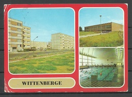 Deutschland DDR Ansichtskarte WITTENBERGE Nach Estland Gesendet, Mit Briefmarke - Wittenberge