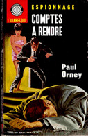 L'arabesque  Espionnage N° 368 - Comptes A Rendre - Paul Orney - ( 1965 ) . - Editions De L'Arabesque