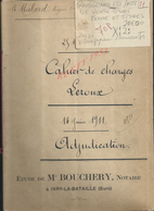 GROSSOEUVRE 1911 ACTE DE VENTE D UNE FERME & TERRE LEROUX / M MILARD EUGENE DESIRÉ  70 PAGES : - Manuscrits