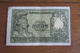 Italie 50 Lire - Autres & Non Classés