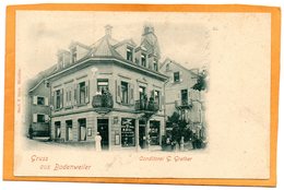 Gruss Aus Badenweiler Conditorei G Grether 1898 Postcard - Badenweiler