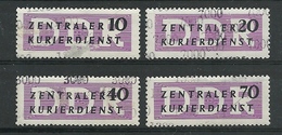 RDA 1957 - Sellos Oficiales (Dienstmarken) - MI 10/13** Ver Descripción Completa - Dienstzegels