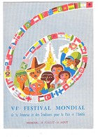 MOSCOU (Russie) Carte Illustrée VIème Festival Mondial De La Jeunesse Paix Et Amitié 1957 - Rusia