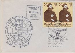 Canada Eureka "Garden Spot Of The Arctic" 1989  Cover  (40808) - Autres & Non Classés