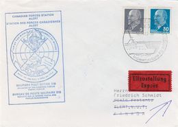 Canada 1989 Alert Canadian Forces Station Express  Cover  (40810) - Other & Unclassified