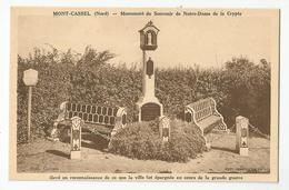 59 Nord - Mont Cassel Monument Du Souvenir De Notre Dame La Crypte - Autres & Non Classés