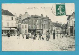 CPA Place Harrouard LIZY-SUR-OURCQ 77 - Lizy Sur Ourcq