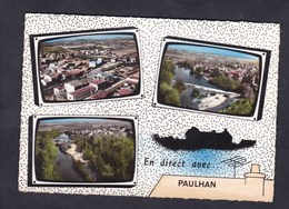 En Direct Avec PAULHAN (34) Multivues Ecole Des Filles Bords De L' Herault Vue Aerienne LAPIE - Paulhan