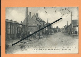 CPA  -  Rosières De Picardie  -(Somme) - Rue De Vrely - Rosieres En Santerre