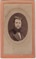 CDV Photo Originale XIXème Homme Nommé Pagi Barbe Coiffure Par Yvon Loches Cdv 2474 - Anciennes (Av. 1900)