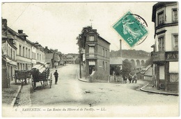 CPA - 76 - BARENTIN - Routes Du Hâvre Et De Pavilly - Attelages - Barentin