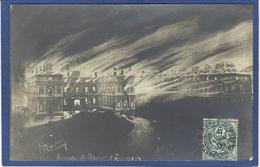 CPA Pyrénées Atlantiques 64 Biarritz Carte Photo RPPC Circulé Incendie Catastrophe - Biarritz