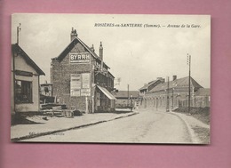 CPA  -   Rosières En Santerre  -(Somme) - Avenue De La Gare - Rosieres En Santerre