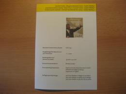 Österreich- Sammlung 114 Abhandlungen österr. Briefmarken Auf A5 Blättern, Komplette Jahrgänge 2002-2004 In 2 Ordnern - Collections