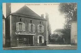 CPA Commerce Docks De L'Union Française Place De La Liberté L'ISLE SUR SEREIN 89 - L'Isle Sur Serein