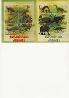 NEVIS - FAUNE PREHISTORIQUE  - 2 BLOCS NEUF XX -N° 1868 A 1873 +N° 1874 A 1879 - ANNEE 2005 - St.Kitts And Nevis ( 1983-...)