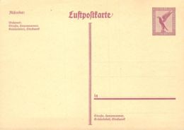 P169 Luftpostkarte Deutsches Reich Blanc - Postkarten