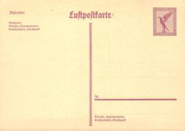 P169 Luftpostkarte Deutsches Reich Blanc - Cartes Postales
