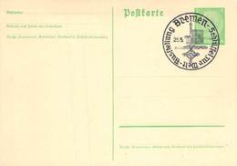 P225 Deutsches Reich SST Bremen Schlüssel Zur Weltausstellung - Cartoline