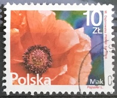 POLAND 2016 Flora - Flowers And Fruits; Common Poppy (Papaver Rhoeas) @ Low Catalog Value MICHEL # 4830 - Gebruikt