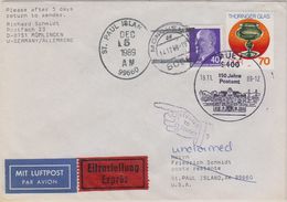 USA 1989 St. Paul Island Express Cover Ca Dec. 5 1989 (40814) - Sonstige & Ohne Zuordnung