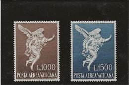 VATICAN- POSTE AERIENNE N° 45 ET 46 NEUF SANS CHARNIERE - ANNEE 1962 - Poste Aérienne