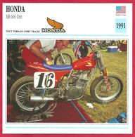 Honda XR 600 Dirt, Moto Tout Terrain (dirt Track), Etats Unis, 1991, L'anti Harley - Deportes