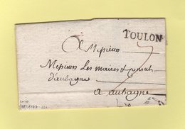 Toulon - Var - 1777 - (Lenain N°10) - Sans Correspondance - 1701-1800: Precursori XVIII