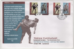 TURQUIE,TURKEI ,TURKEY ,THE DARDANELLES WAR  1998  FDC - Briefe U. Dokumente