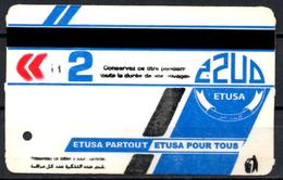 1 Ticket Transport Algeria Bus Algiers Alger - Biglietto Dell'autobus 1 Billete De Autobús 1 Busticket Tickets - Welt