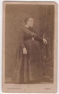 CDV Photo Originale XIXème Femme  Par Legros Foucher Cdv 2497 - Alte (vor 1900)