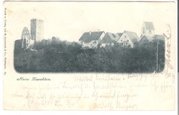 Ruine Zavelstein Und Stadtansicht Bad Teinach Von 1898 (L039AK) - Bad Teinach