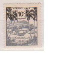 GUADELOUPE      N°  YVERT  :  TAXE  41  NEUF AVEC  CHARNIERES      (  CH 39  ) - Timbres-taxe