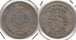 Angola 2.50 Escudos 1969 KM#77 - Used - Angola