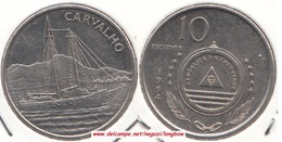 Capo Verde 10 Escudos 1994 Sail-ship Carvalho KM#41 - Used - Cabo Verde